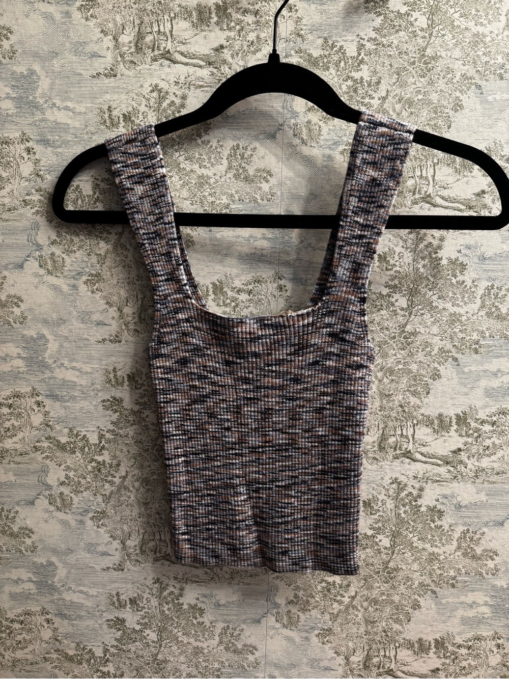 Abercrombie & Fitch Multicolor Ribbed Square-Neck Tank